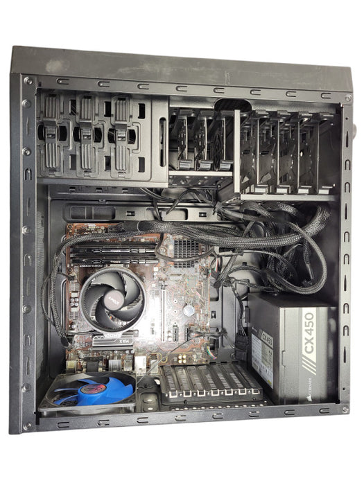 Custom PC MSI B450M PRO-VDH Motherboard RYZEN 5 3400G 16GB DDR4 450W PSU $