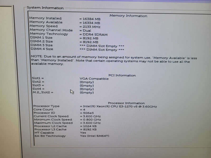 Dell Precision T3620 Xeon E3-1270 v5 16GB DDR4 QUADRO K2000 290W PSU