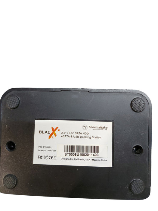 Thermaltake BlacX SATA Hard Drive 3.5" 2.5 Docking Station eSATA USB 2.0