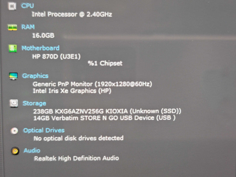 HP Elite x2 G8 i5-1135G7 16GB RAM 256GB SSD  β Lap200