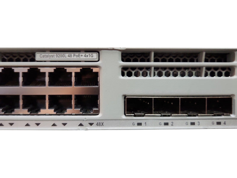 Cisco C9200L-48P-4G-E V01 | 48-Port Gigabit PoE+ Managed Switch w/ 1x PSU