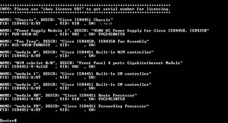 Cisco ISR4451-X/K9 V10 | ISR 4451 Series Integrated Services Router Q