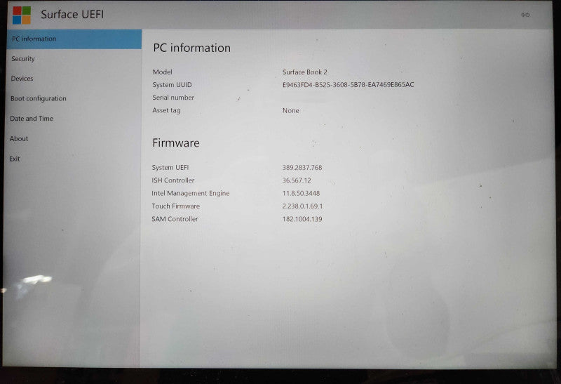 Microsoft Surface Book 2, i7-8650U, 16GB DDR3, 500GB SSD, GTX1050, READ  Lap200