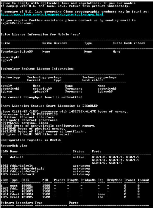 Cisco ISR 1100 Series C1111-8P Integrated Services Router No AC Q$