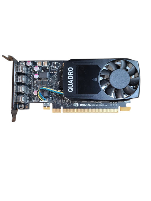 NVIDIA Quadro P1000 4GB Low Profile Graphics Card 4 mini DP