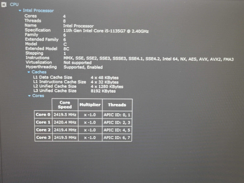 HP EliteBook 450 G8 i5-1135G7 16GB DDR4 256GB SSD  β Lap200