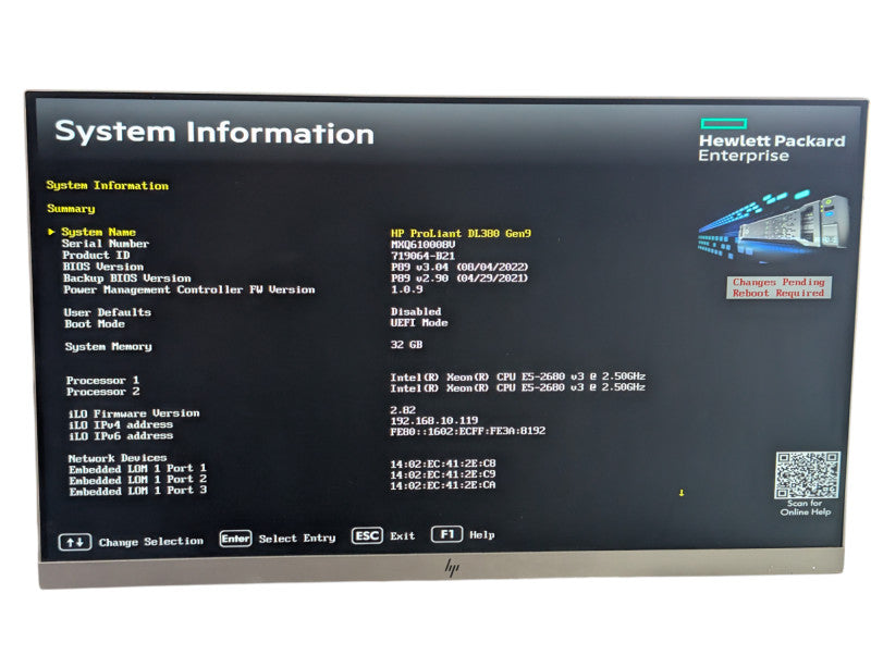 HPE ProLiant DL380 Gen9 2x Intel Xeon E5-2680 v3 32GB RAM 14x 1.2TB  -