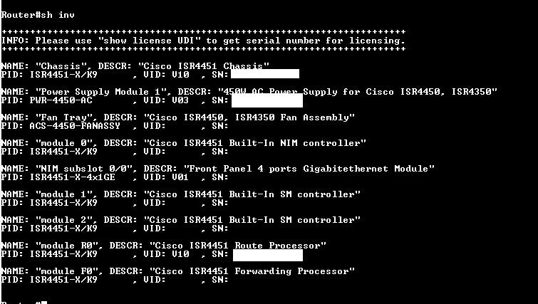 Cisco | ISR4451-X/K9 V10 | 4451-X 4-Port Gigabit Wired Router  Q$