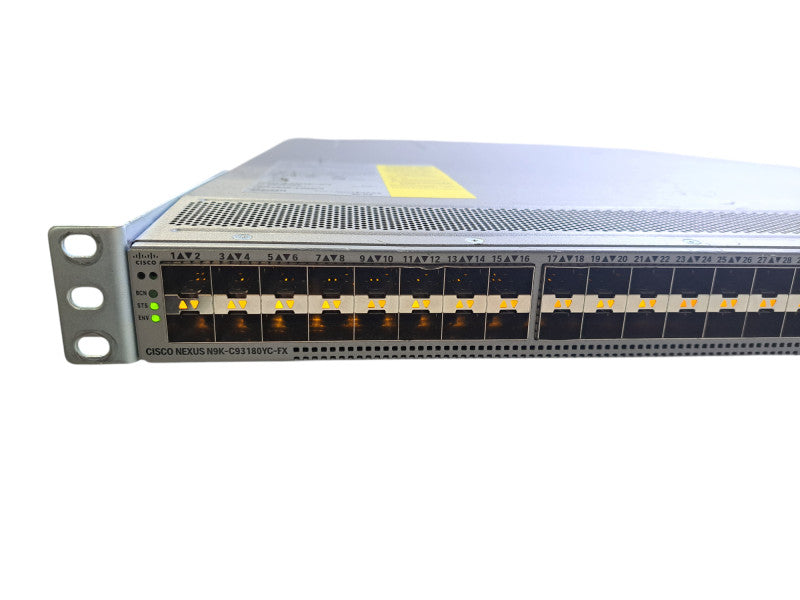 Cisco Nexus N9K-C93180YC-FX V03 | 48x 10/25G/32G SFP+ 6x 100G QSFP28 Switch