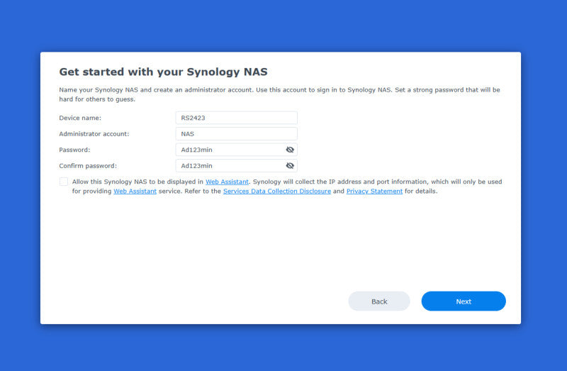 Synology RackStation RS2423+ 12-Bay NAS Enclosure, 12x 18TB HDDs