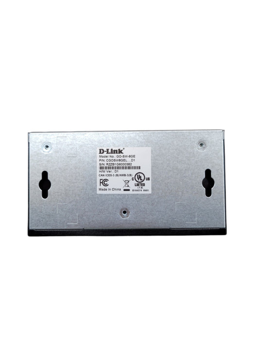 D-Link Ethernet Switch, 8 Port Unmanaged Gigabit Metal