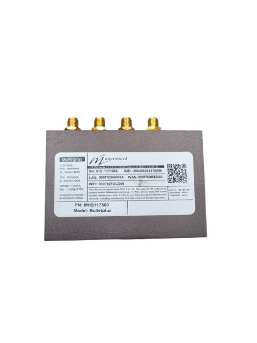 MicroHard Systems BulletPlus-NA 4G/LTE Dual Sim WiFi Ethernet & Serial Gate