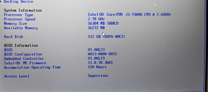 Panasonic ToughBook TOUCH CF-33 i7-7300U 16GB RAM 512GB SSD 120Hrs.!