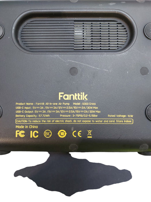 Fanttik S300 Cross Portable Tire Inflator ,Board Pump  & Power Bank