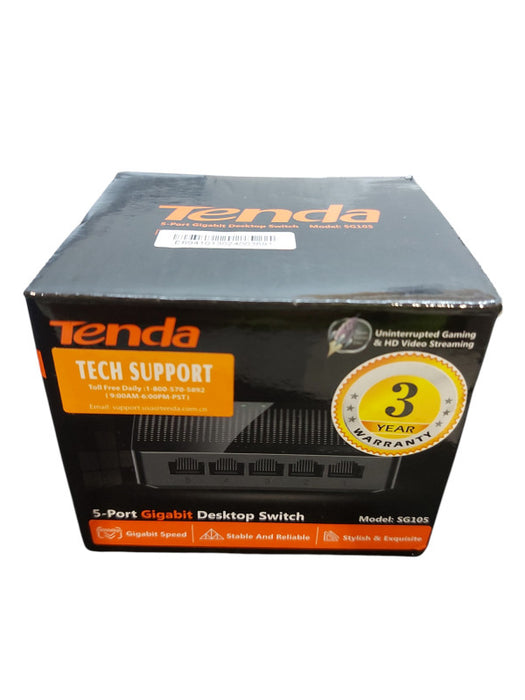 Tenda SG105 5 Port Gigabit Desktop Switch  Ethernet Switch