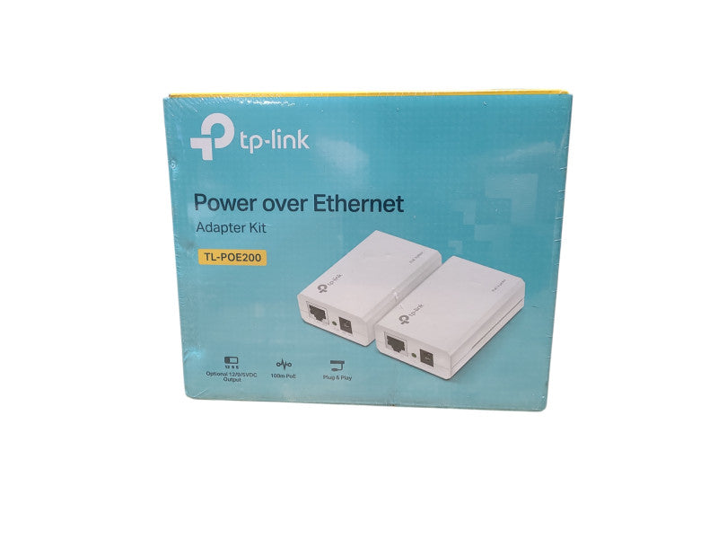 TP-LINK TL-POE200 Power Over Ethernet Kit W/ Injector & Splitter
