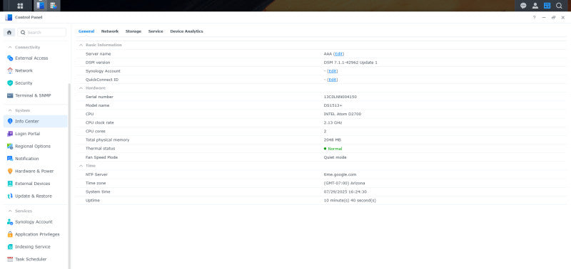 Synology DS1513+ DiskStation 5-Bay NAS Server w/ 5x 4TB HDD $