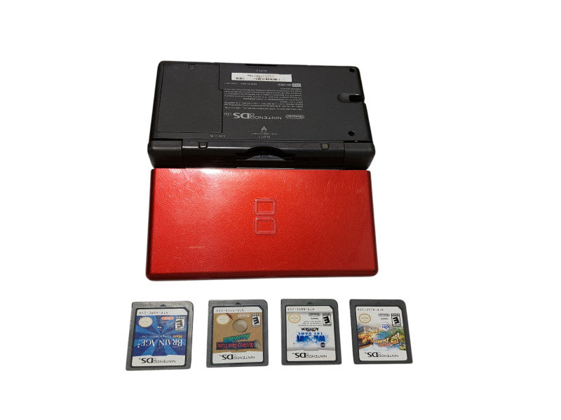 Nintendo DS Lite Bundle with 4 DS Games  =