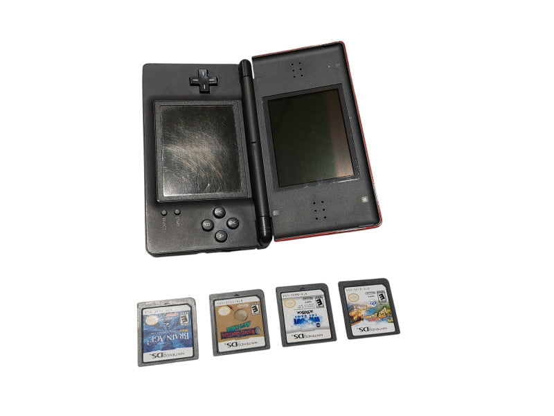 Nintendo DS Lite Bundle with 4 DS Games  =