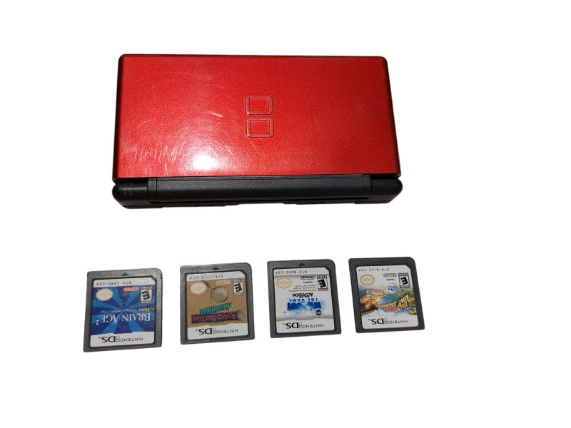Nintendo DS Lite Bundle with 4 DS Games  =