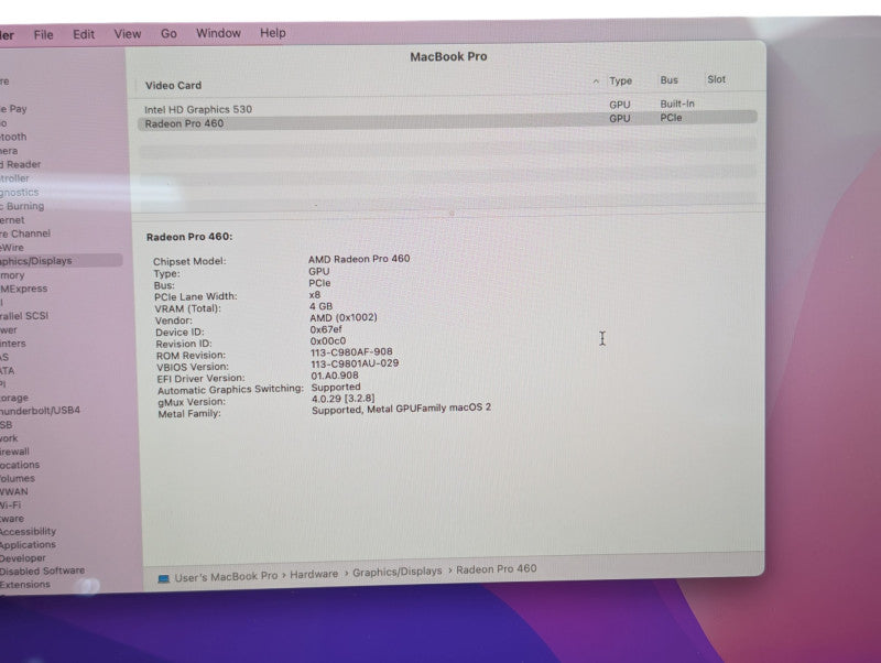 Apple MacBook PRO 15 inch 2016 Intel i7-6920HQ 16GB RAM 2TB Storage  -
