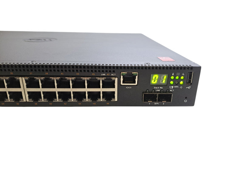Dell Networking N2048P | 48-Port Gigabit PoE+, 2x 10G SFP+ Managed Switch