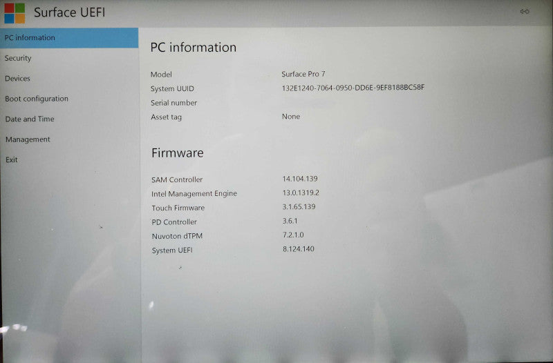 Microsoft Surface Pro 7 1866, i5-1035G4 1.10GHz, 8GB DDR4, 256GB NVMe  Lap200