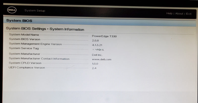 Dell PowerEdge T330 1x Xeon E3-1270 v5 64GB DDR4 H730 - No HDD/PSU