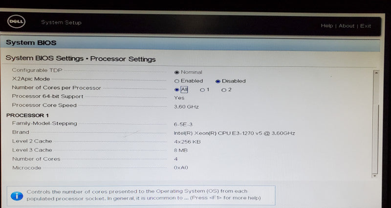 Dell PowerEdge T330 1x Xeon E3-1270 v5 64GB DDR4 H730 - No HDD/PSU