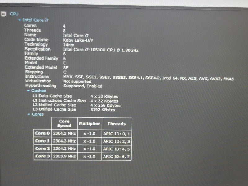 MSI Modern 15 i7 10510U 32GB DDR4 512GB SSD READ β Lap200