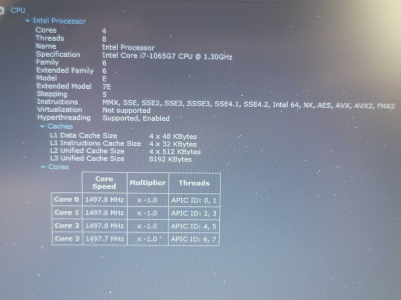 Lenovo IdeaPad S340-15IIL i7-10510U 12GB DDR4 256GB SSD  β Lap200