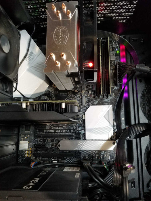 Custom PC with ASUS Z370-A II, I7-8700k CPU 3.70GHz, 32GB RAM - No HDD / OS