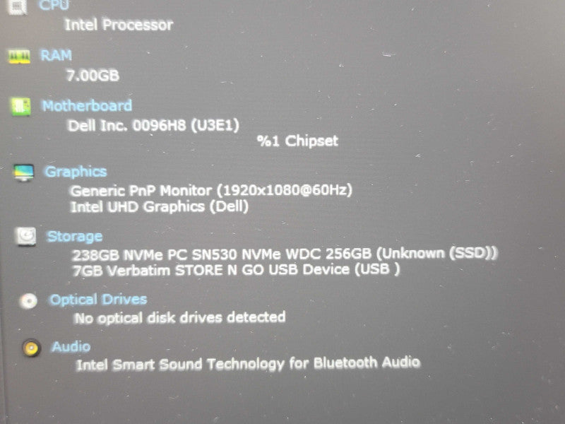 Dell Latitude 5431 i5-1250P 8GB RAM 256GB SSD READ β Lap200
