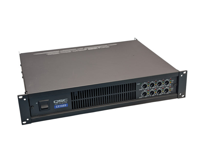 New QSC CX108V 8-Channel 70 Volt Power Amplifier -