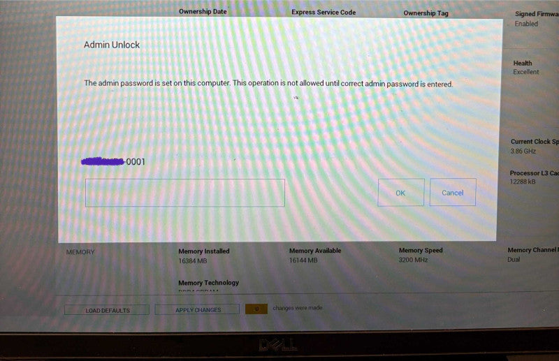 Dell Latitude 7530 i7-1265U 16GB BIOS Locked For Parts/Repair READ!  Lap200