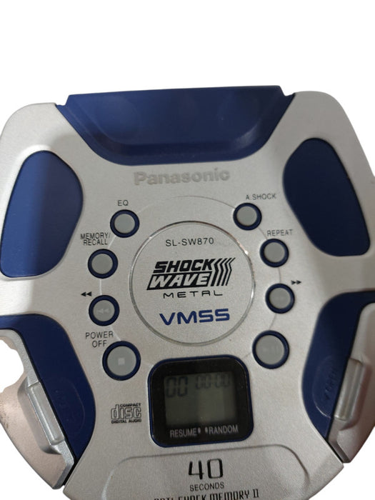 Panasonic SL-SW870 Shock Wave VMSS Portable CD Player =