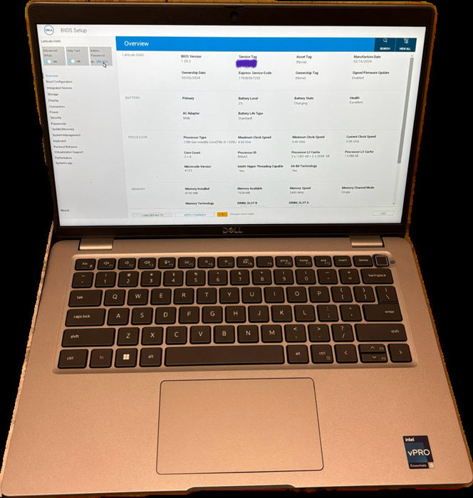 Dell Latitude 5440 i5-1335U 8GB RAM BIOS Locked For Parts/Repair READ!  Lap200