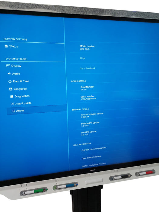 70"SMART Board Interactive DisplayLCD Monitor model:SBID-7075 Touch-Screen  =