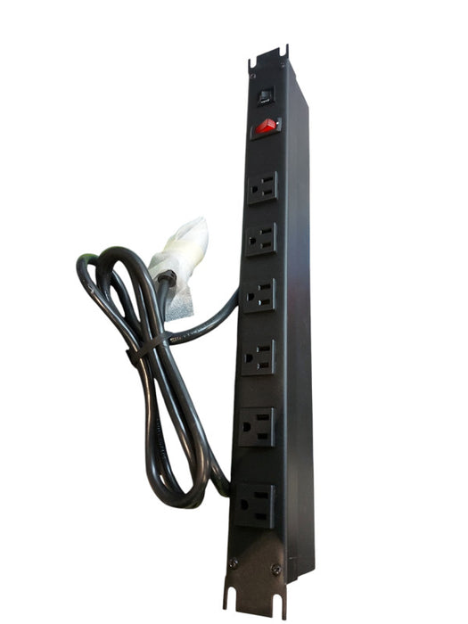 HAMMOND 1589H6D1BKRF 6 outlets Relocatable Power Tap 120v 15A