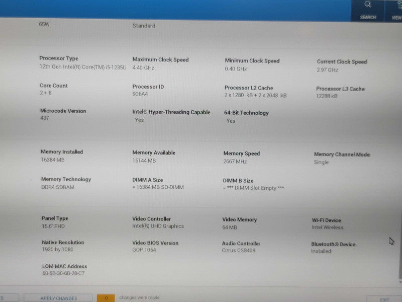 Dell Vostro 3520 i5-1235U 16GB RAM 256GB SSD  β Lap200