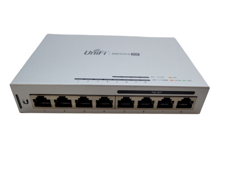 Ubiquity UniFi Switch 8 - 60W + Power Adapter (US-8-60W) %