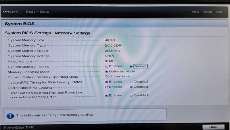 Dell PowerEdge T340 | Xeon E-2174G @3.80GHz, 48GB DDR4, H330, 2x 495W