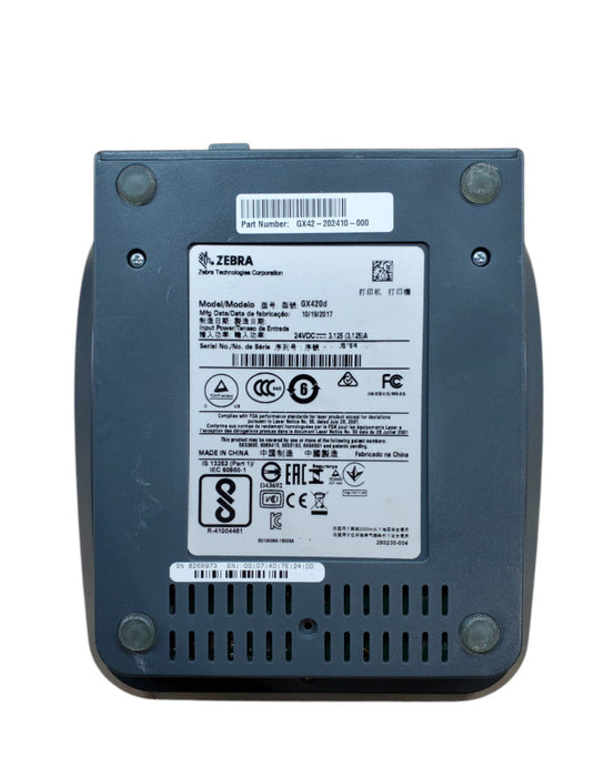 Zebra GX420d Thermal Label Printer | GX42-202410-000