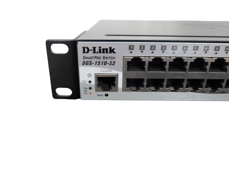 D-Link DGS-1510-52 48 Port Rack Mountable Ethernet Switch !