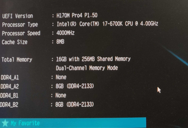 CUSTOM PC - Core i7-6700K @ 4.0GHz, 16GB DDR4, NO HDD/GPU
