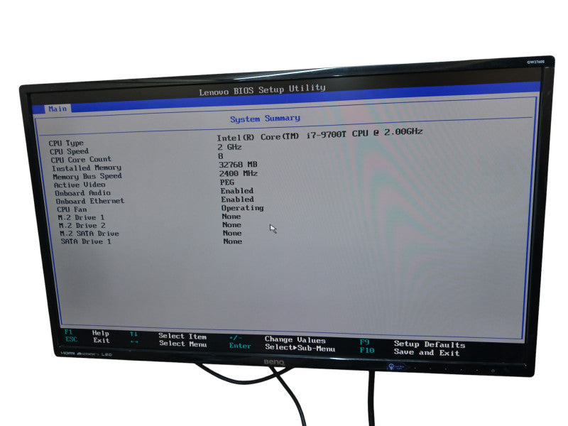 Lenovo P330 Tiny Intel i7-9700T 32GB RAM 256GB SSD Quadro P620