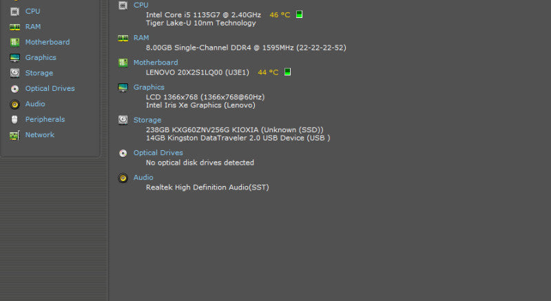Lenovo ThinkPad L14 Gen 2 | i5-1135G7 @2.40GHz, 8GB DDR4, 256GB NVMe *READ*  Lap200