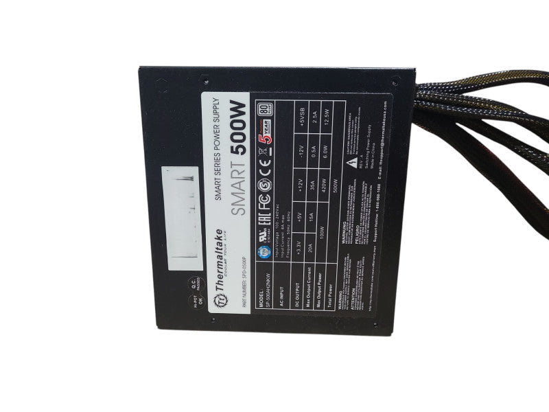 Thermaltake Smart Series 500W 80+ Power Supply | PS-SPD-0500NPCWUS-W