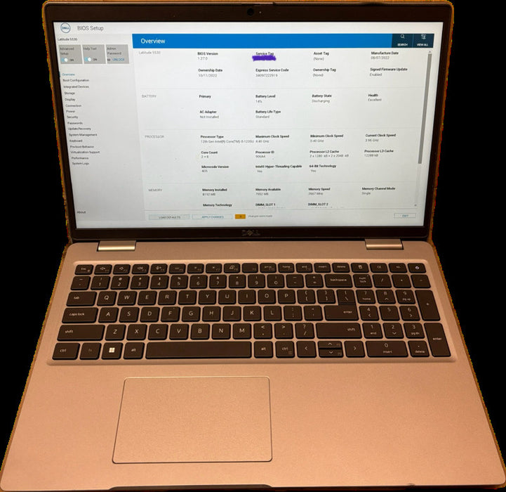 Dell Latitude 5530 i5-1235U BIOS Locked For Parts Or Repair READ!  Lap200