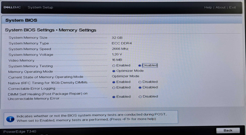 Dell PowerEdge T340 | Xeon E-2174G @3.80GHz, 32GB DDR4, H330, 2x 495W